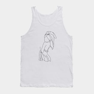 Women figure line art Tank Top